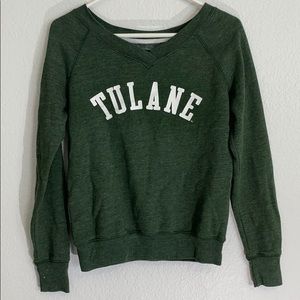 Tulane V Neck Sweater